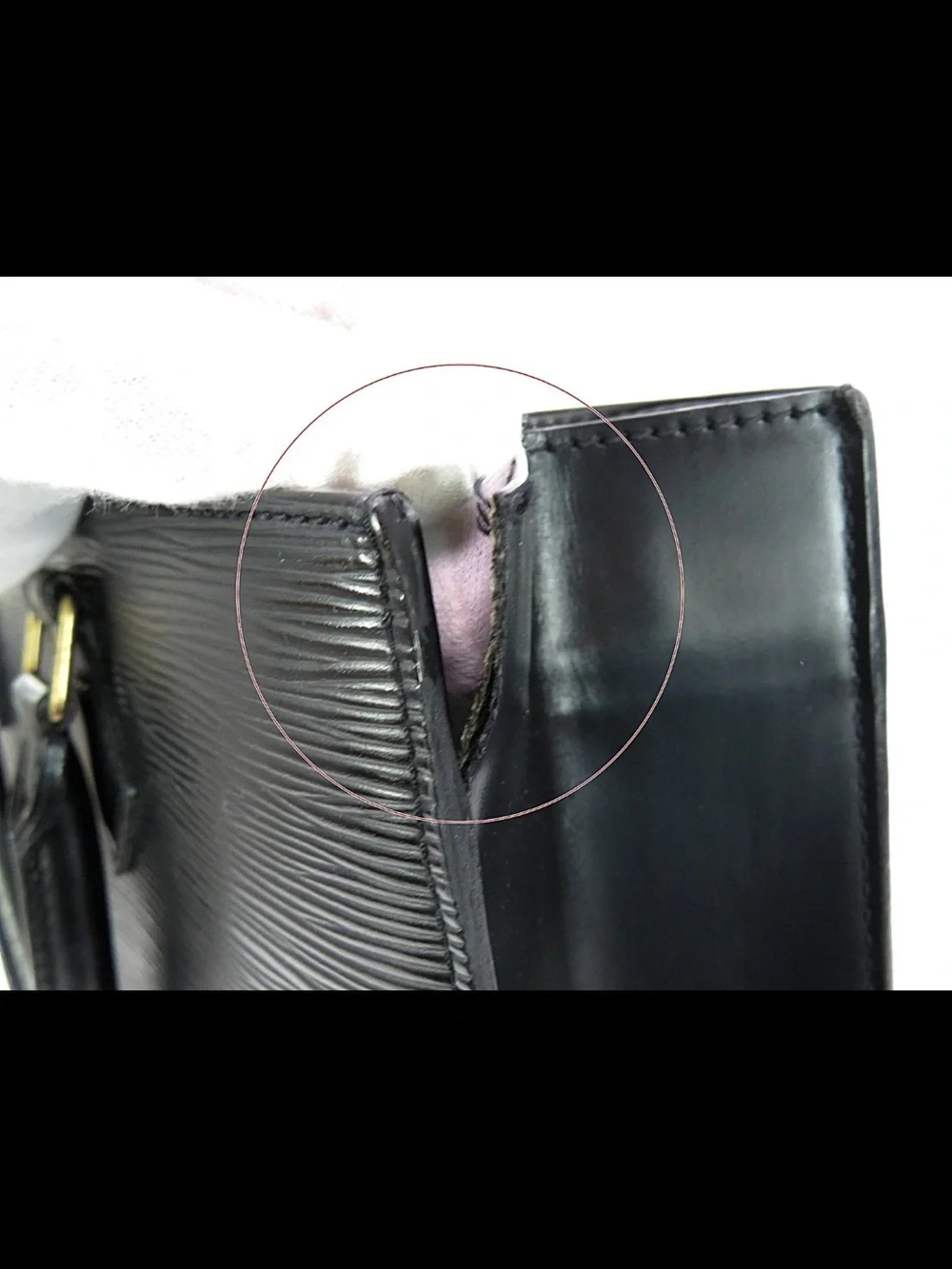 Louis Vuitton Black Epi Leather Vertical Tote